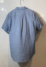 Load image into Gallery viewer, Tommy Hilfiger Mens Sky Blue Cotton Custom Fit Short Sleeve Button-Up Shirt Sz L
