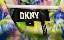 Load image into Gallery viewer, DKNY Womens Multicolor Abstract Print Sleeveless V-Neck Blouse Top Size XS

