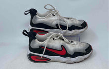 Load image into Gallery viewer, Nike Kids Air Max Nova White Black Red Lace-Up Low Top Running Shoes Size 7Y
