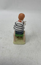 Load image into Gallery viewer, Gorham Porcelain Norman Rockwell Boy With Dog March 29 1952 Decor Figurine
