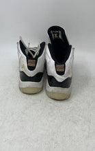 Load image into Gallery viewer, Nike Boys Air Jordan 11 378039-170 White Black Sneakers Shoes Size 12C No Laces
