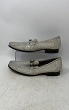 Load image into Gallery viewer, Stacy Adams Mens Green Crocodile Embossed Leather Casual Loafer Shoes Size 9M
