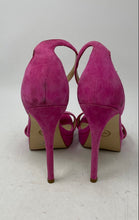Load image into Gallery viewer, Michael Kors Womens Jordyn Pink Suede Ankle Strap Platform Sandals Size 7M
