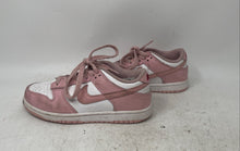 Load image into Gallery viewer, Nike Kids Dunk Low HV0930-100 Pink White Leather Lace-Up Sneaker Shoes Size 1.5Y
