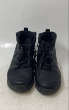 Load image into Gallery viewer, Nike Kids Manoa BQ5373-001 Black Leather Lace-Up Ankle Boots Size 2Y
