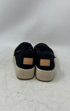 Load image into Gallery viewer, Toms Womens Valencia 10019795 Black Beige Platform Espadrille Shoes Size 7.5
