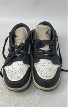 Load image into Gallery viewer, Nike Boys Air Jordan 1 553560-044 Gray White Leather Sneakers Shoes Size 4Y
