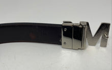 Load image into Gallery viewer, Michael Kors Unisex Adults Brown And Black Leather Adjustable Reversible Belt
