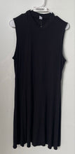 Load image into Gallery viewer, Old Navy Womens Black Sleeveless Crew Neck Ribbed Short A-Line Dress Size XL
