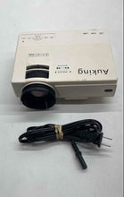 Load image into Gallery viewer, AuKing Model A008 Beige Portable LED Mini Movie Projector Not Tested

