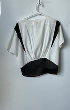 Load image into Gallery viewer, Michael Kors Womens White Short Sleeve Round Neck Blouse Top Size 6
