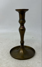 Load image into Gallery viewer, Brass Home Decorative Candle Holder Collectible With Flared Round Saucer Base
