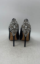 Load image into Gallery viewer, Badgley Mischka Womens Kiara Black Peep Toe Slip-On Stiletto Pump Heels Size 6M
