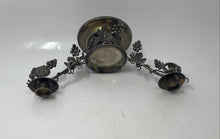 Load image into Gallery viewer, Studio Collectibles Silver-Tone Metal Grape Motif Home Decorative Candelabra
