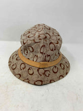 Load image into Gallery viewer, Guess Mens Brown Monogram Bucket Hat
