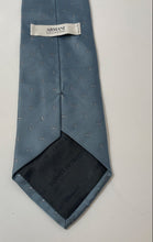Load image into Gallery viewer, Armani Collezioni Mens Blue Geometric Silk Keeper Loop Adjustable Pointed Tie
