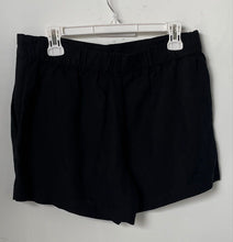 Load image into Gallery viewer, Loft Womens Black Pleated Front Elastic Waist Pull-On Hot Pants Shorts Size M
