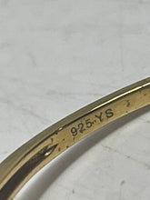 Load image into Gallery viewer, Women's Gold Tone With Stones Ring Size 10. Weight 1.9g (NCL)
