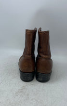Load image into Gallery viewer, Laredo Womens Kiltie Brown Leather Round Toe Lace-Up Roper Combat Boots Sz 8.5M
