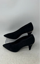 Load image into Gallery viewer, Michael Kors Womens Black Suede Slip-On Pointed Toe Pump Heels Size 7 M
