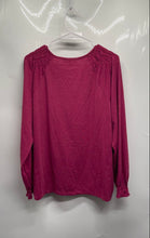 Load image into Gallery viewer, Nine West Womens Pink Sparkle Long Sleeve Crew Neck Pullover T-Shirt Size XL
