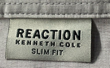 Load image into Gallery viewer, Kenneth Cole Reaction Mens Gray Slim Fit Long Sleeve Dress Shirt Size M 15.5

