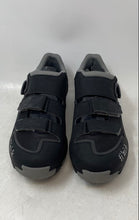 Load image into Gallery viewer, Fizik Mens M6 Black Round Toe Hook &amp; Loop Cycling Shoes Size 8 1/4
