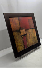 Load image into Gallery viewer, Home Decor Wall Hanging Brown Framed Burnt Orange I Art Print By Norm Olson
