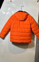 Load image into Gallery viewer, Perry Ellis Boys Orange Long Sleeve Fleece-Lined Hooded Puffer Jacket Size 14/16
