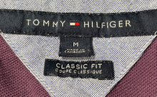 Load image into Gallery viewer, Tommy Hilfiger Mens Purple Short Sleeve Collared Classic Fit Polo Shirt Size M
