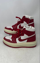 Load image into Gallery viewer, Nike Womens Air Jordan 1 Elevate High White Red Lace-Up Sneaker Shoes Size 10
