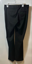 Load image into Gallery viewer, Express Womens Black Editor Flat Front Straight Leg Dress Pants Size 8R
