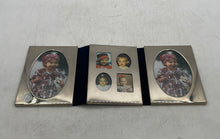 Load image into Gallery viewer, International Silver Co. Folding Multi Photo Display Picture Frame
