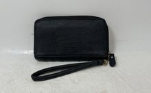Load image into Gallery viewer, Jessica Simpson Womens Frankie Black Credit Card Holder Zipper Wristlet Wallet
