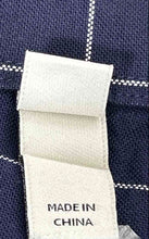 Load image into Gallery viewer, Lacoste Mens Blue White Cotton Regular Fit Long Sleeve Button-Up Shirt Size L
