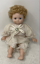 Load image into Gallery viewer, Colony Crafted Blonde Curly Hair And Blue Eyes Bisque Porcelain Doll
