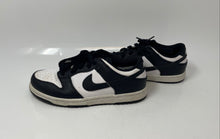 Load image into Gallery viewer, Nike Boys Dunk Low White Black Leather Lace-Up Sneakers Shoes Size 2.5Y
