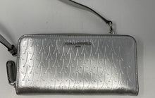 Load image into Gallery viewer, Authentic Karl Lagerfeld Paris Womens Silver Tone Adjustable Strap Crossbody Bag

