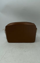 Load image into Gallery viewer, Michael Kors Womens Jet Set Brown Gold Chain Strap Zip Top Crossbody Handbag
