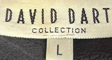 Load image into Gallery viewer, David Dart Womens Black Long Sleeve Collared Button-Up Shirt Size Large
