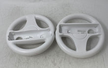 Load image into Gallery viewer, Nintendo Wii Model RVL-024 White Steering Wheel Controller Lot Of 2 Pcs
