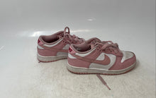 Load image into Gallery viewer, Nike Kids Dunk Low HV0930-100 Pink And White Leather Sneakers Shoes Size 12C

