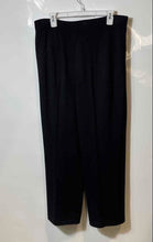 Load image into Gallery viewer, St. John Basics Womens Black Pleated Straight Leg Pull-On Dress Pants Size 14
