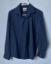 Load image into Gallery viewer, Lucky Brand Mens Blue White Collared Long Sleeve Dress Shirt Size M
