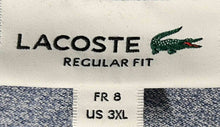 Load image into Gallery viewer, Lacoste Mens Faded Blue Regular Fit Collared Golf Polo Shirt Size 3XL
