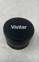 Load image into Gallery viewer, Vivitar Black HD 2.2X Wide-Angle Telephoto Converter Camera Lens Untested
