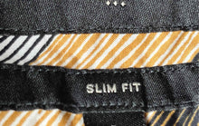 Load image into Gallery viewer, Banana Republic Mens Multicolor Chevron Slim-Fit Button-Up Shirt Size L
