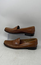 Load image into Gallery viewer, Nordstrom Mens Brown Leather Moc Toe Slip-On Penny Loafer Shoes Size 12N
