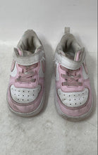 Load image into Gallery viewer, Nike Kids Court Borough Low DV5458-105 White &amp; Pink Sneakers Shoes Size 7C
