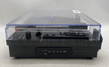 Load image into Gallery viewer, Model R612 Black Turntable Record Player With Speakers Needs Power Cable
